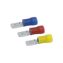 RED 22-16 .032 X .250 MALE DISCONNECT BAG OF 25