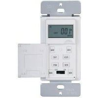 DIGITAL WALL SWITCH TIMER - 15A, 120V, 1800W, 16 ON/OFF - WHITE-ORTECH-CROWN DISTRIBUTION-Default-Covalin Electrical Supply