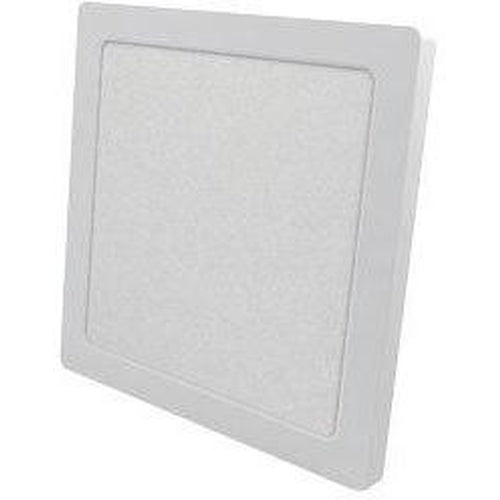 LED FLUSH MOUNT SQUARE 7'' DIAMETER, 12W 960LMN, 3000K, WHITE-ORTECH-CROWN DISTRIBUTION-Default-Covalin Electrical Supply