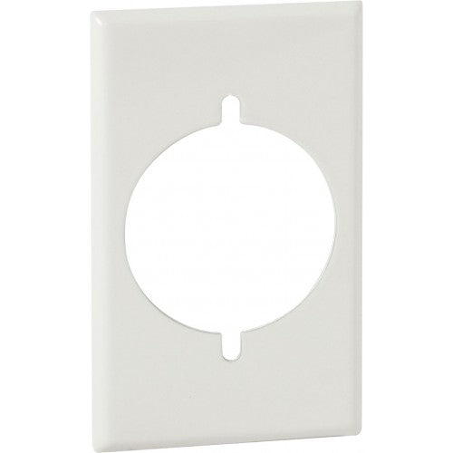 1-GANG PAINTED STEEL POWER OUTLET WALLPLATE