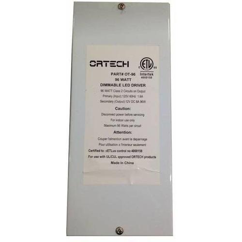 96W DRIVER 12V DIMMABLE 120V-ORTECH-CROWN DISTRIBUTION-Default-Covalin Electrical Supply