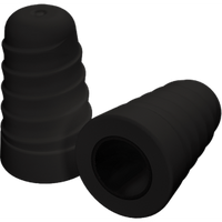 PLUGFONES-SILICONE REPLACEMENT PLUGS-BLACK (10 PCS/5 PAIRS)-RACKATIERS-RACKATIERS-Default-Covalin Electrical Supply
