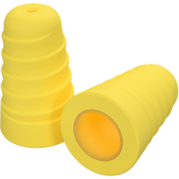 PLUGFONES-SILICONE REPLACEMENT PLUGS-YELLOW (10 PCS/5 PAIRS)-RACKATIERS-RACKATIERS-Default-Covalin Electrical Supply