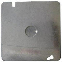 526C SQUARE PLATE 1/2''KO 4''X4''-ORTECH-CROWN DISTRIBUTION-Default-Covalin Electrical Supply
