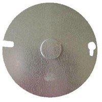 54C6 ROUND PLATE 1/2'' KO 4''-ORTECH-CROWN DISTRIBUTION-Default-Covalin Electrical Supply