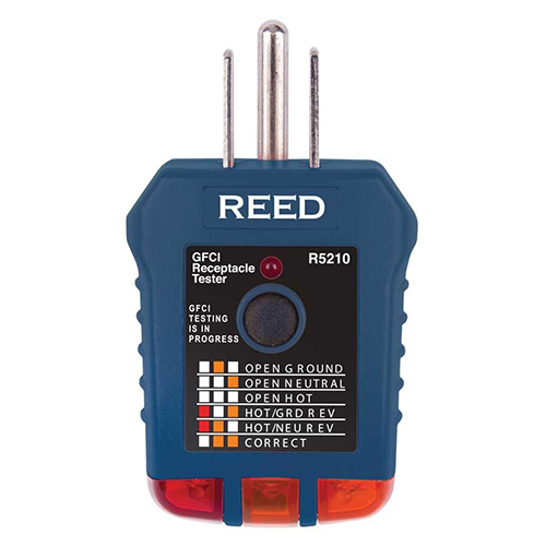 RECEPTACLE TESTER, GFCI