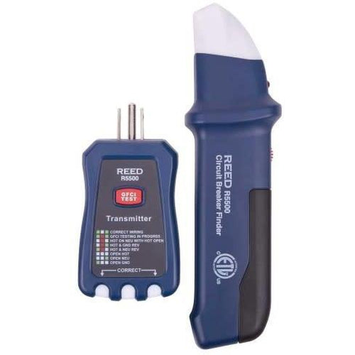  CIRCUIT BREAKER FINDER / RECEPTACLE TESTER-REED-REED INSTRUMENTS-Default-Covalin Electrical Supply 