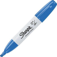 Sharpie Chisel Permanent Markers, Blue-SHARPIE-STAPLES-Default-Covalin Electrical Supply