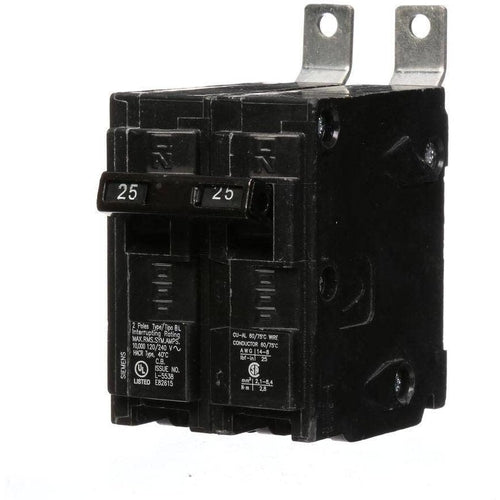 SIEMENS 2 POLE 25A BOLT-ON BREAKER B225-SIEMENS-DEALER SOURCE-Default-Covalin Electrical Supply