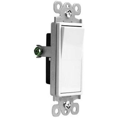 VISTA 15A DECORATIVE SWITCH - S.P. - WHITE-VISTA-VISTA-Default-Covalin Electrical Supply