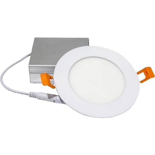 SLIM LED DOWNLIGHT 4'', 9W, 550LMN, 4000K, WHITE-ORTECH-CROWN DISTRIBUTION-Default-Covalin Electrical Supply