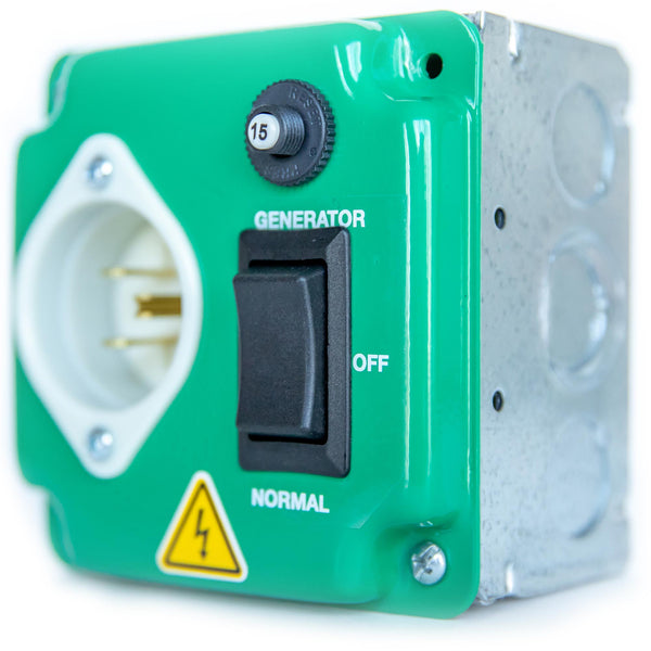 EZ GENERATOR SWITCH - 15 AMP 125V