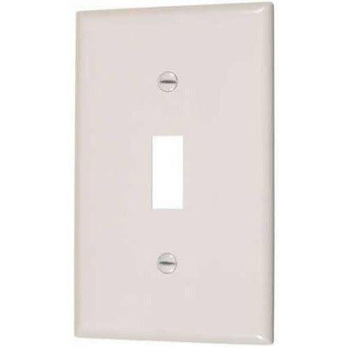 SINGLE TOGGLE SWITCH PLATE - IVORY-VISTA-VISTA-Default-Covalin Electrical Supply